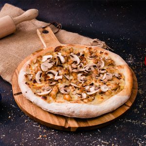 Pizza de Pollo & champiñones